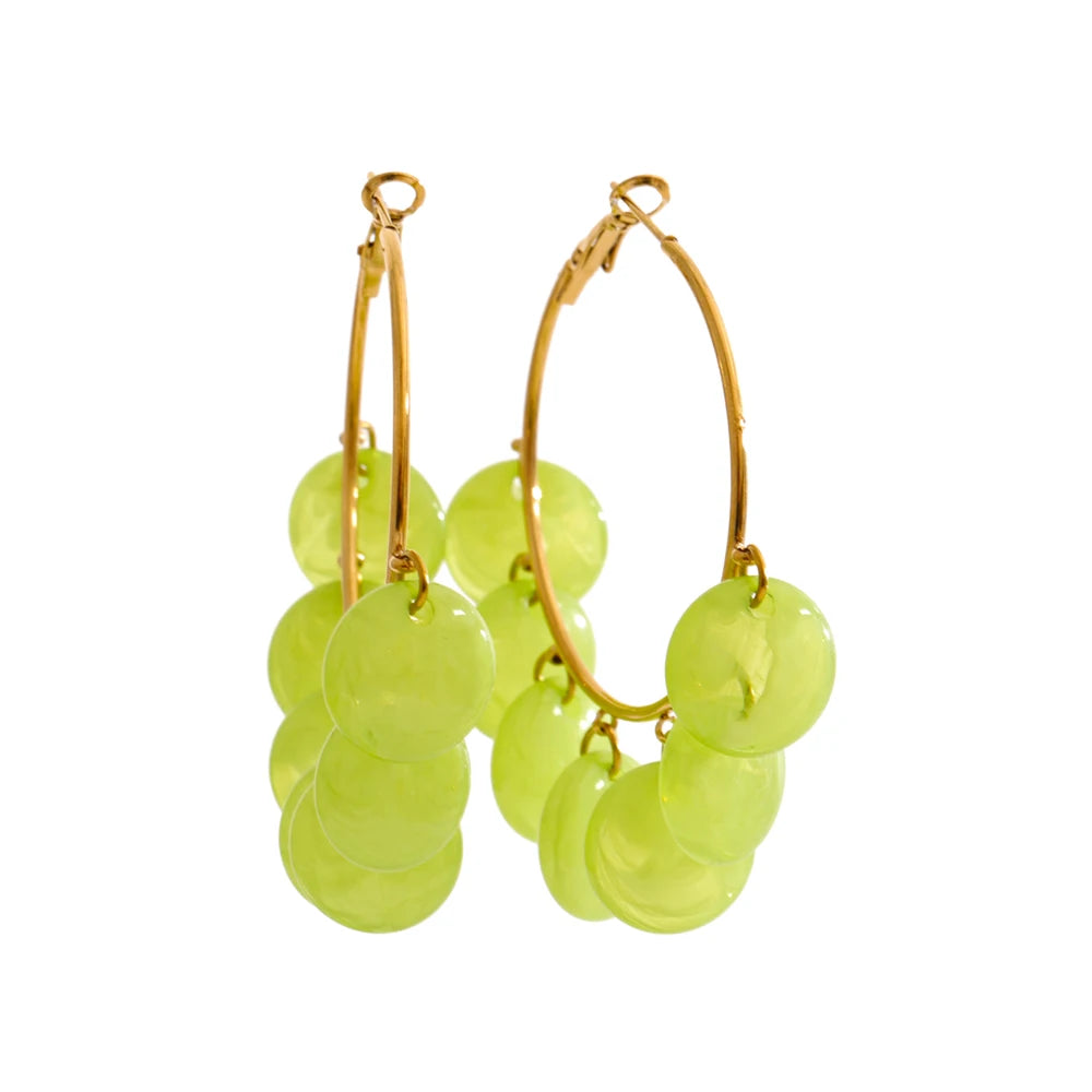 Confetti Hoop Earrings