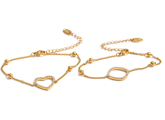 Twin Hearts Bracelet