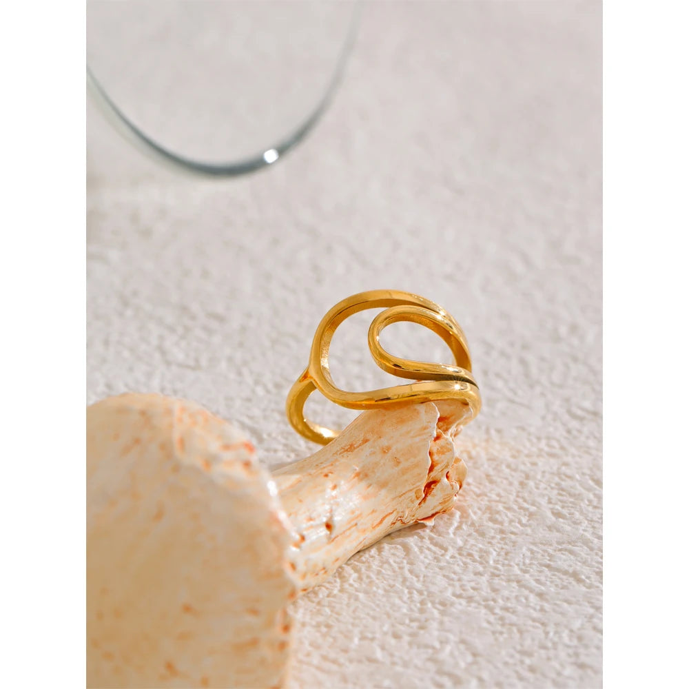 Interlocking Sculptural Rings