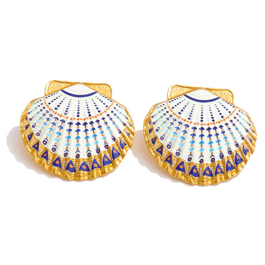 Coastal Shell Earrings Set