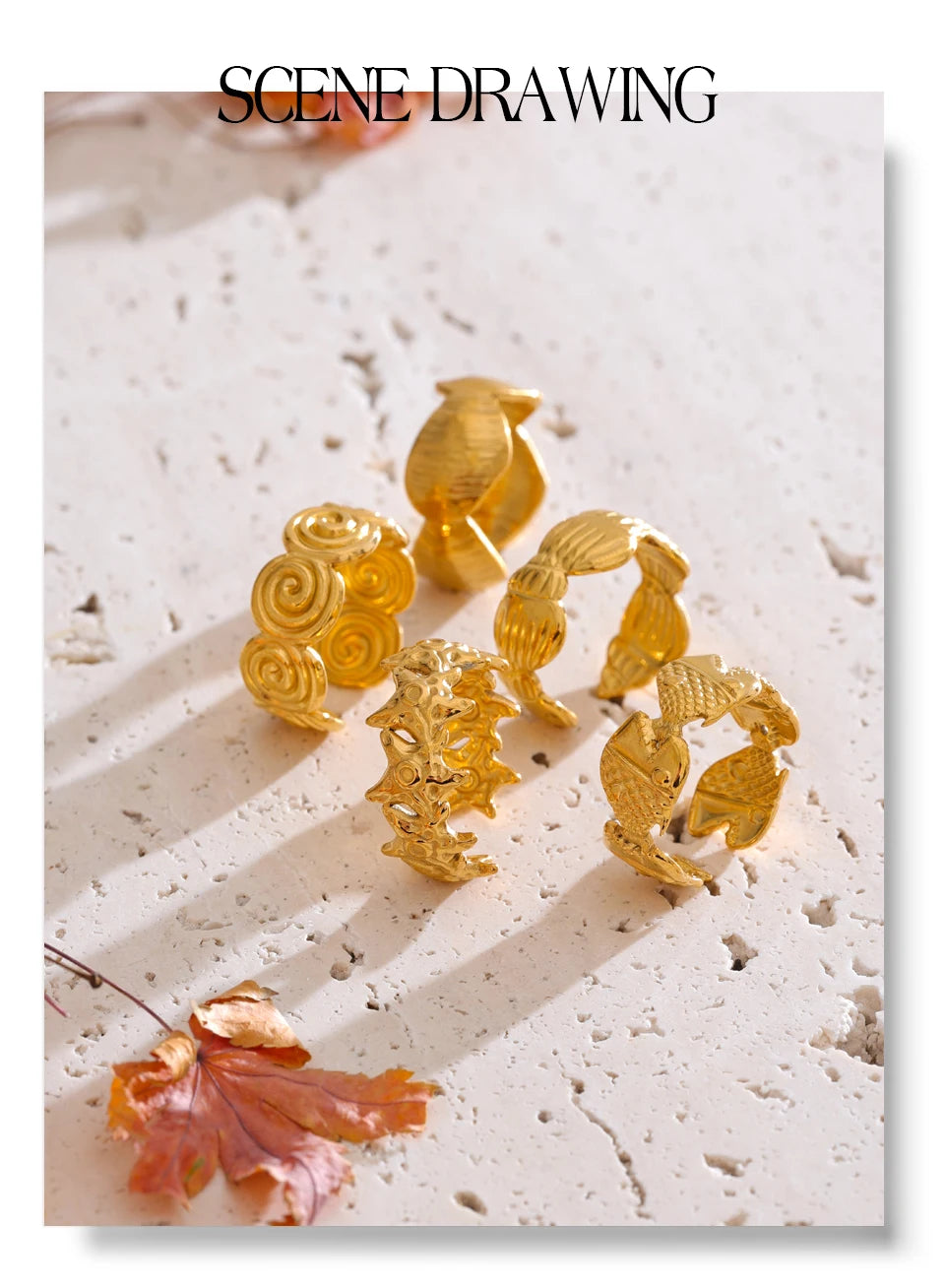 Mini Gold Summer Rings