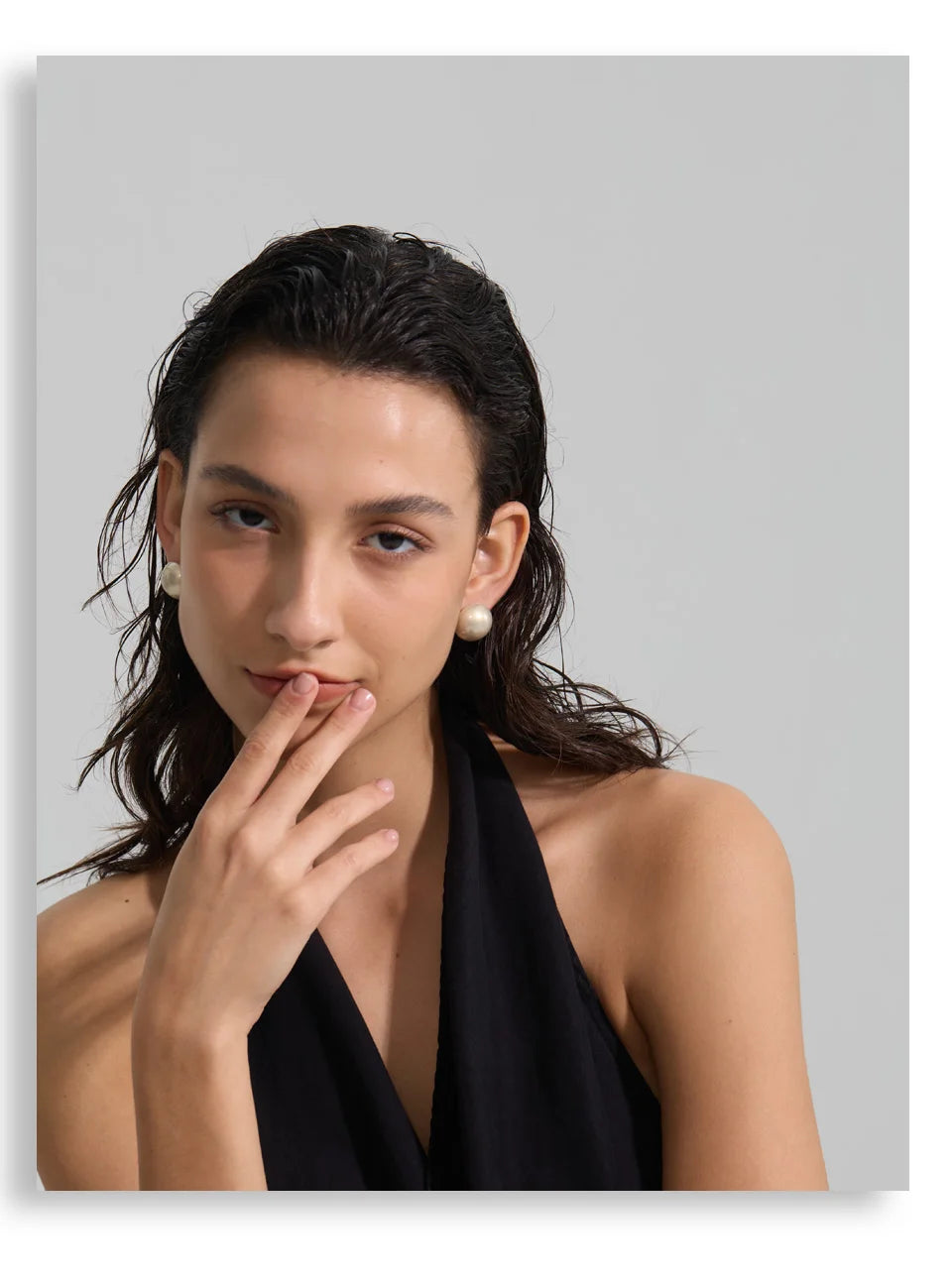 Classic Pearl Stud Earrings