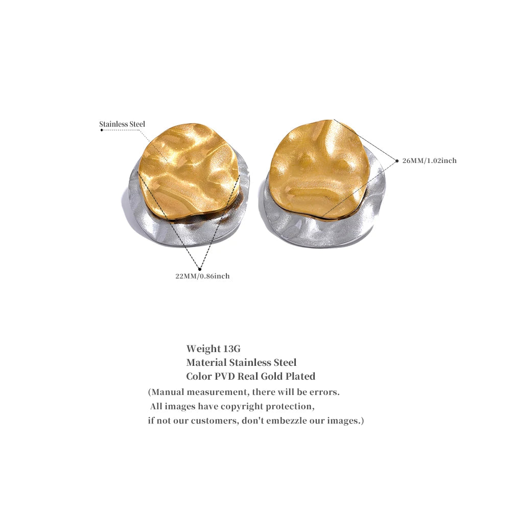 Organic Double Earrings