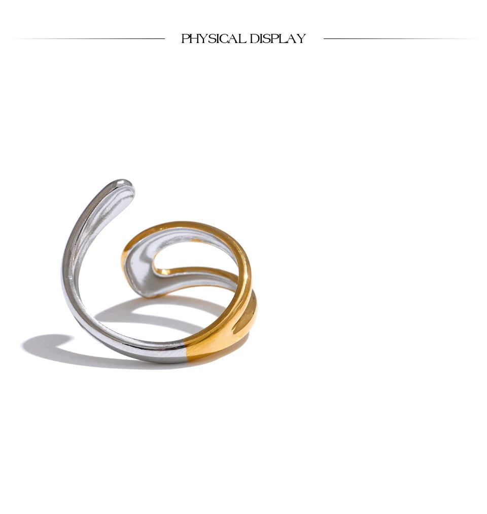 Dual Tone Sculpt Ring