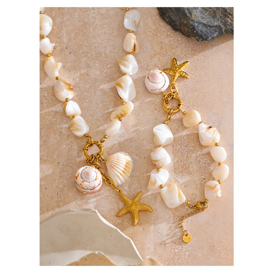 Ocean Charm Necklace Set