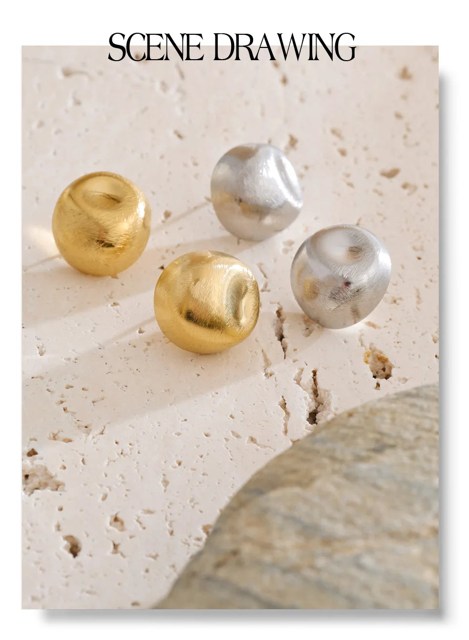 Polished Sphere Studs