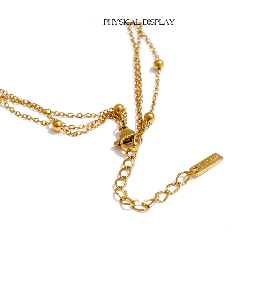 Layered Cross Necklace