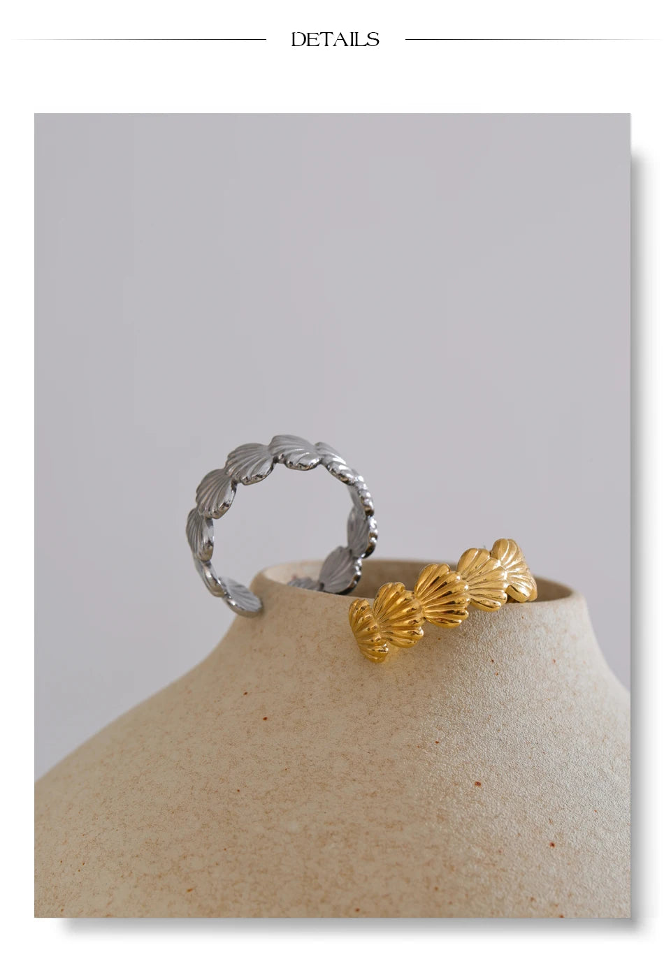 Golden Shell Ring