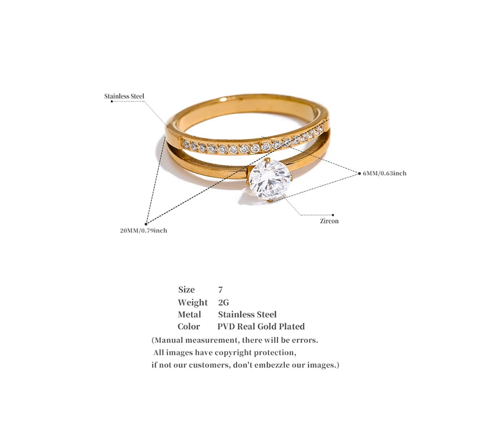 Eternal Shine Solitaire Ring