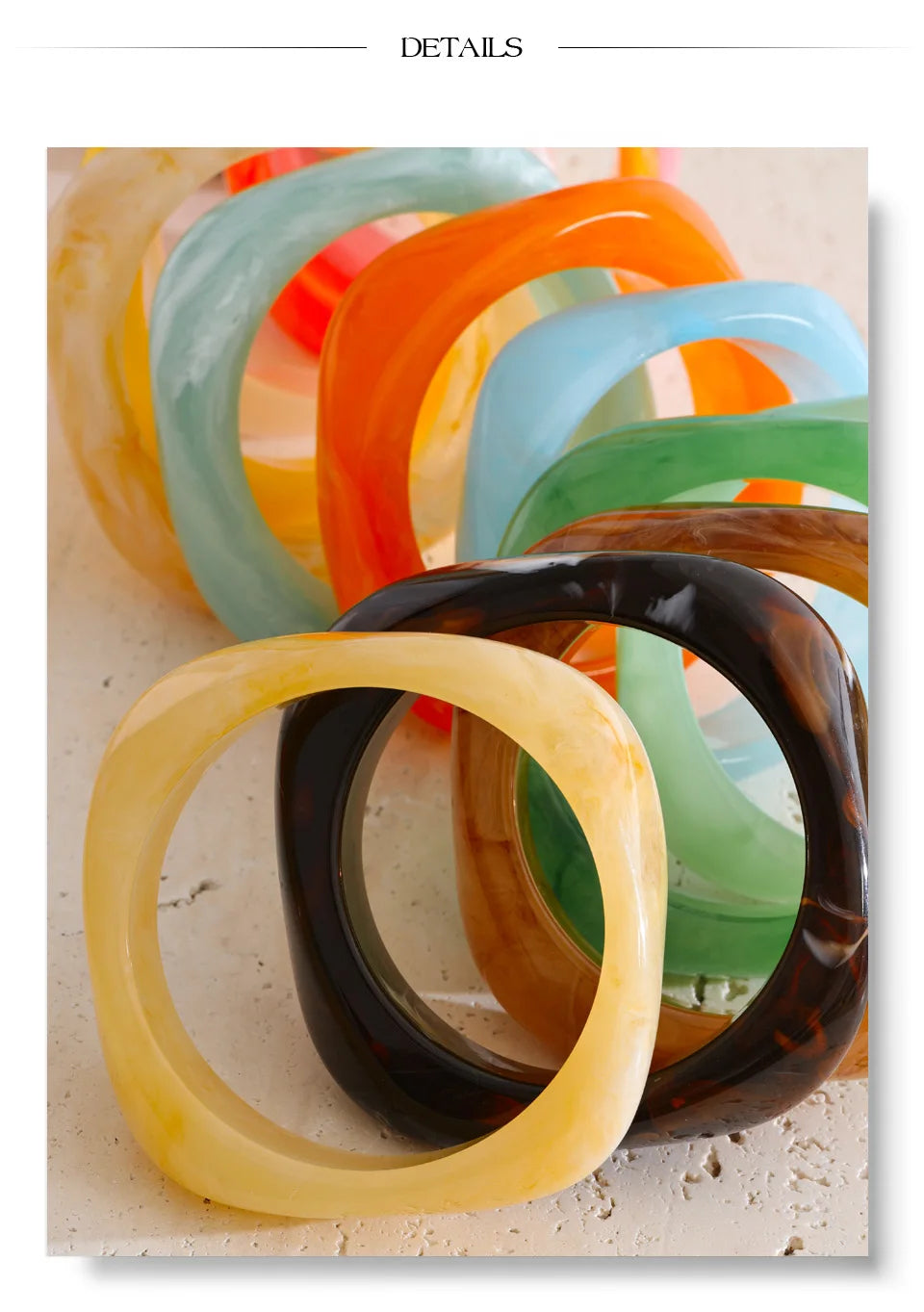 Ocean Mist Resin Bangle