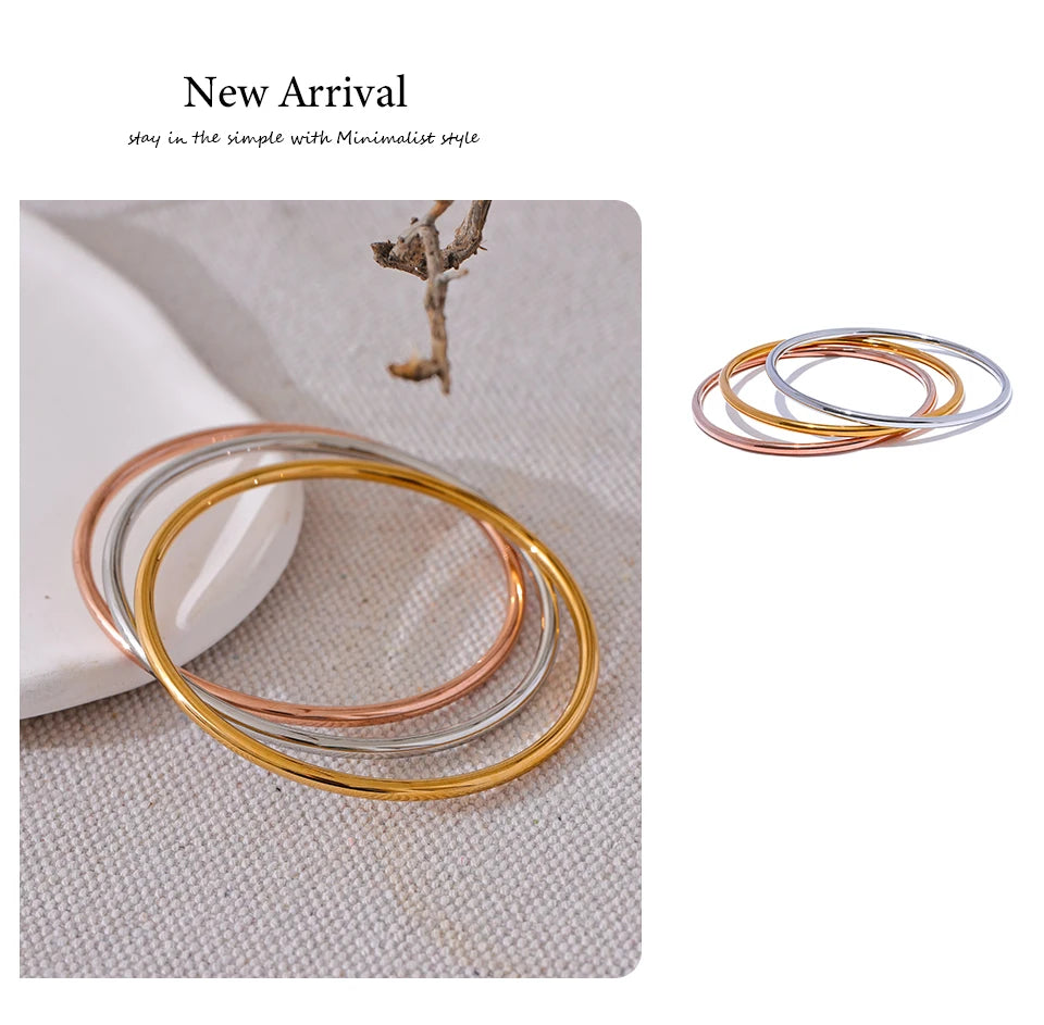 Rose Gold Slim Bangle