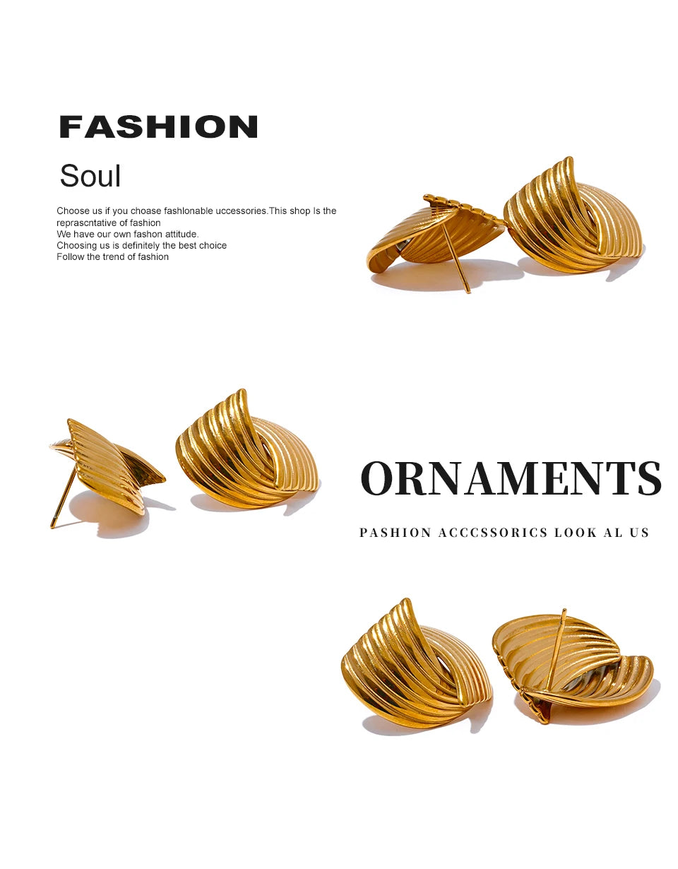 The Shell Luxe Studs