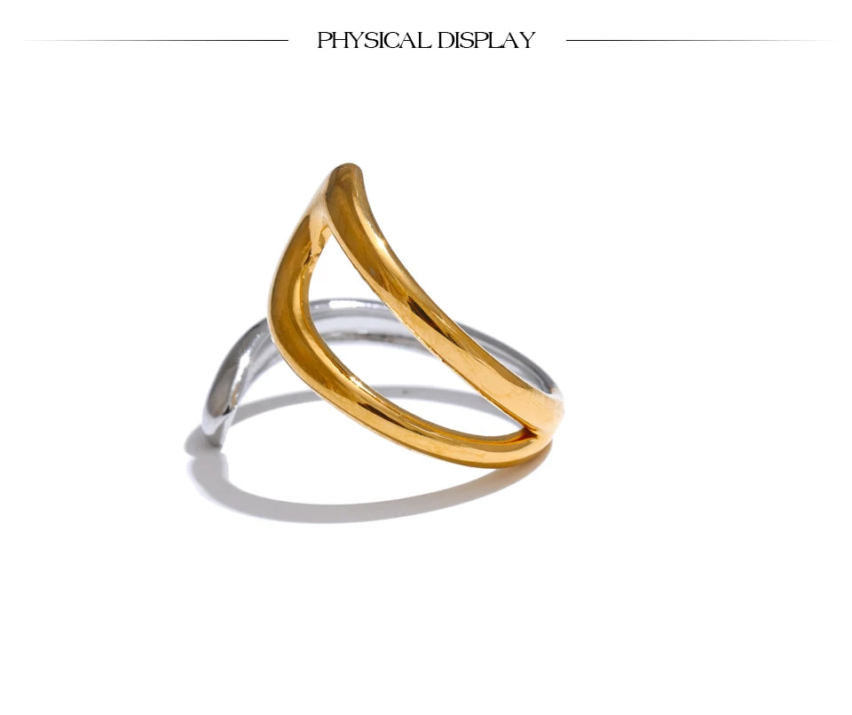Dual Tone Sculpt Ring
