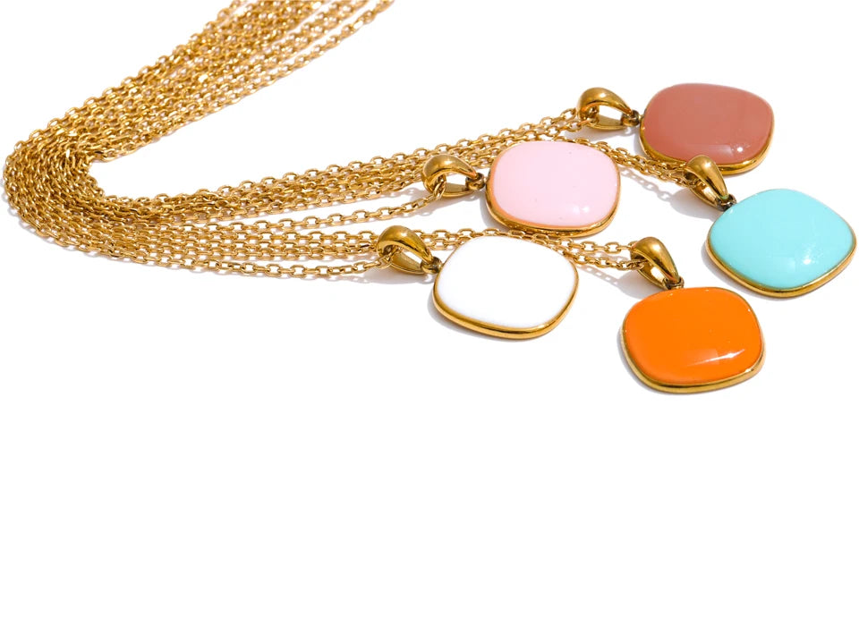 Candy Gem Pendant Necklace