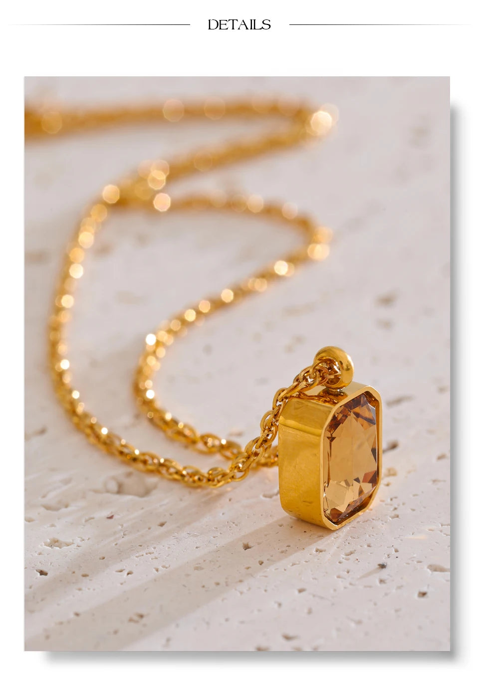 Smoky Cushion Pendant