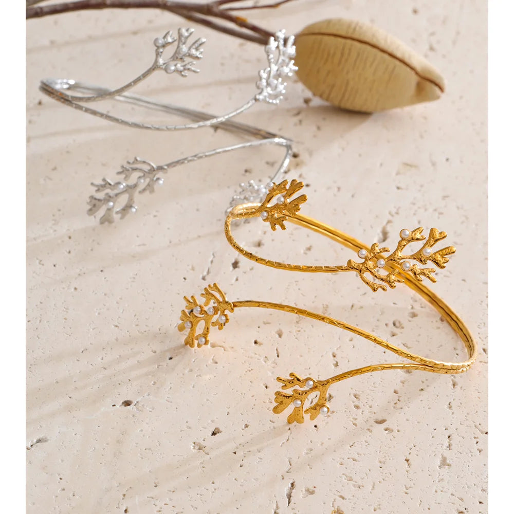 Coral Branch Arm Cuff