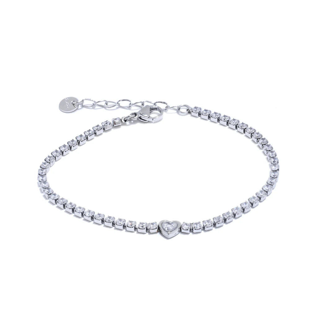 Crystal Heart Bracelet