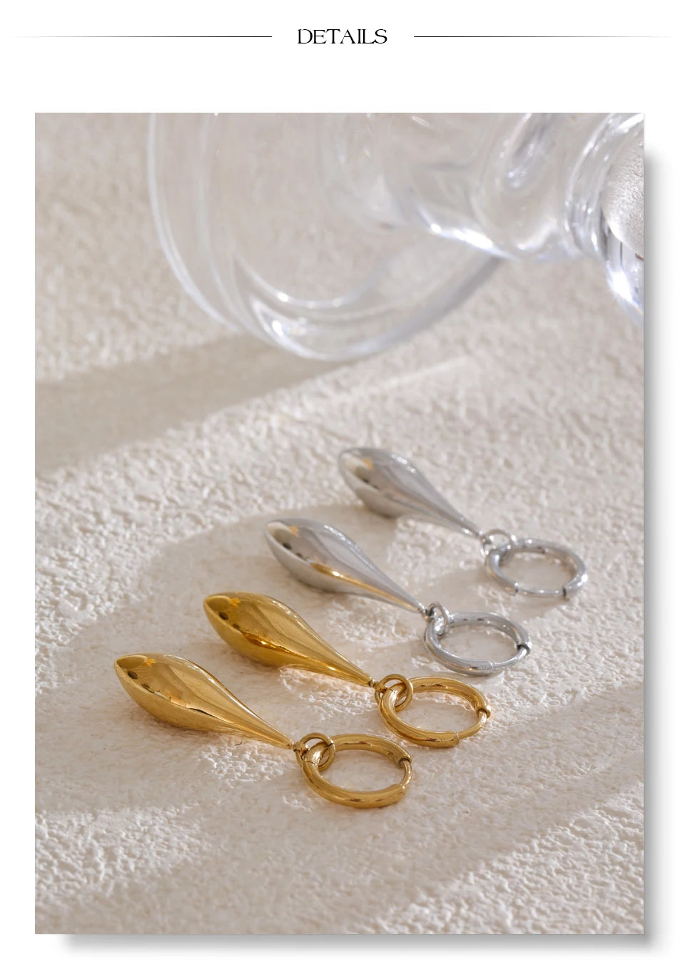 Teardrop Drop Earrings