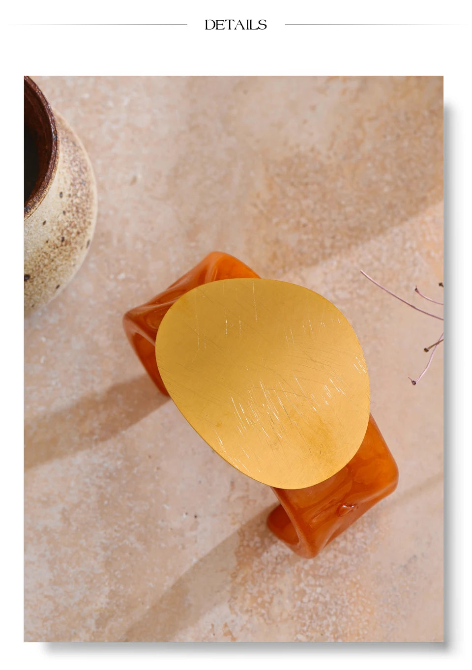 Amber Statement Cuff