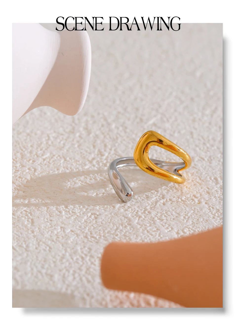 Dual Tone Sculpt Ring