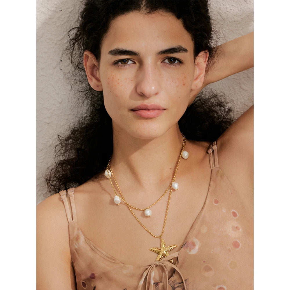 Ocean Star Layered Necklace
