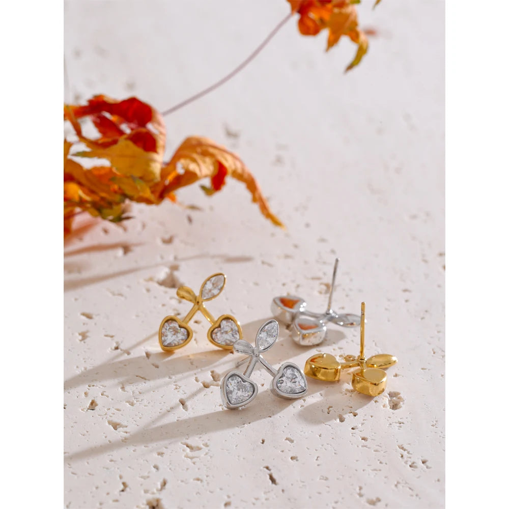 The Blooming Crystal Studs