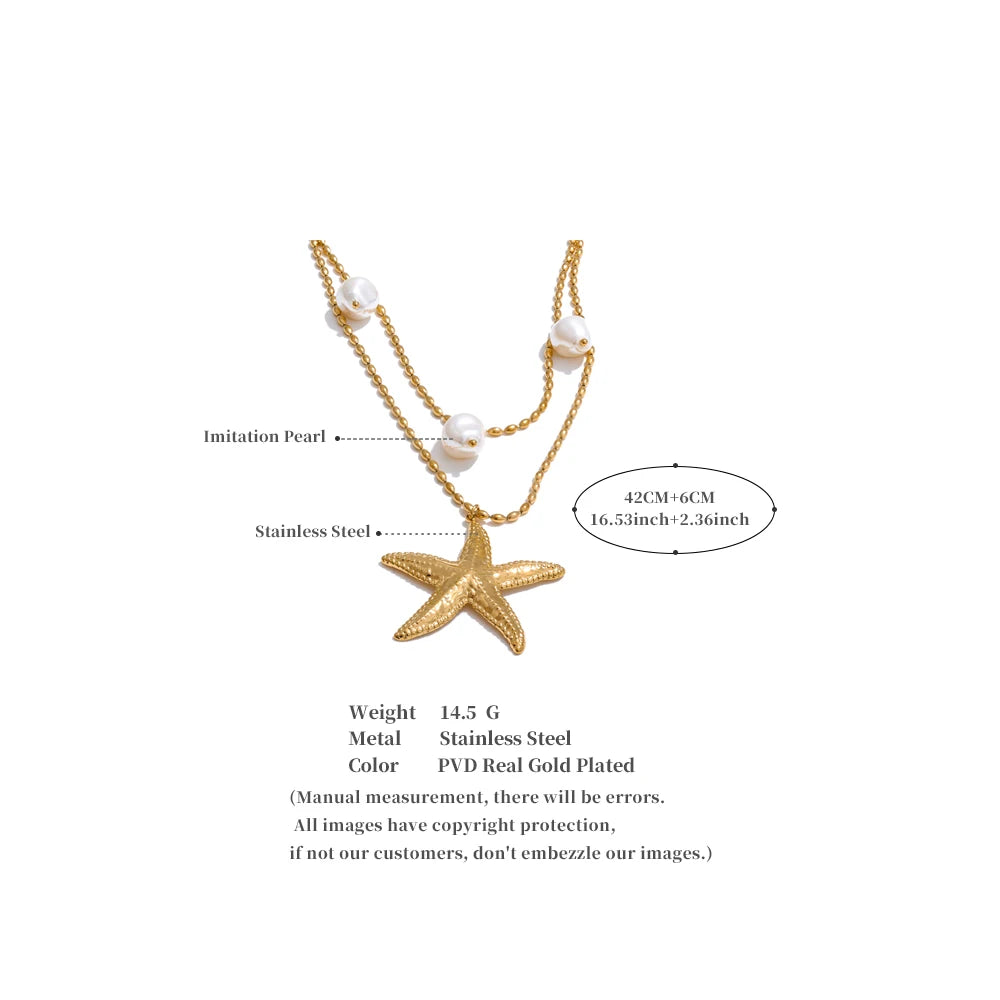 Ocean Star Layered Necklace