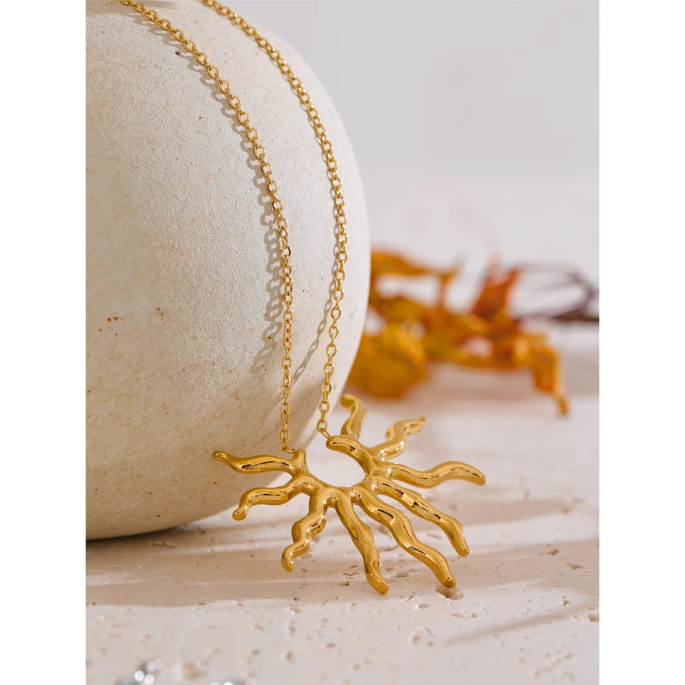 Sun Pendant Necklace