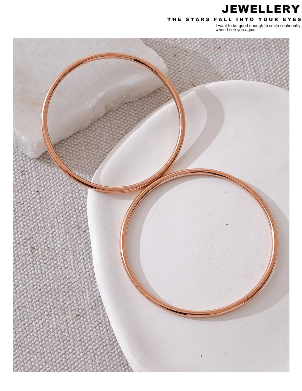Rose Gold Slim Bangle
