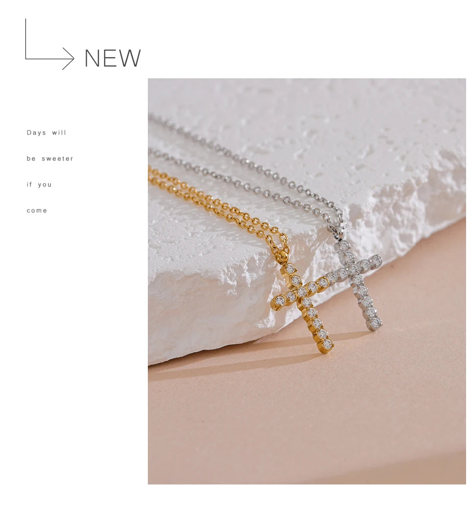Eternal Faith Cross Necklace