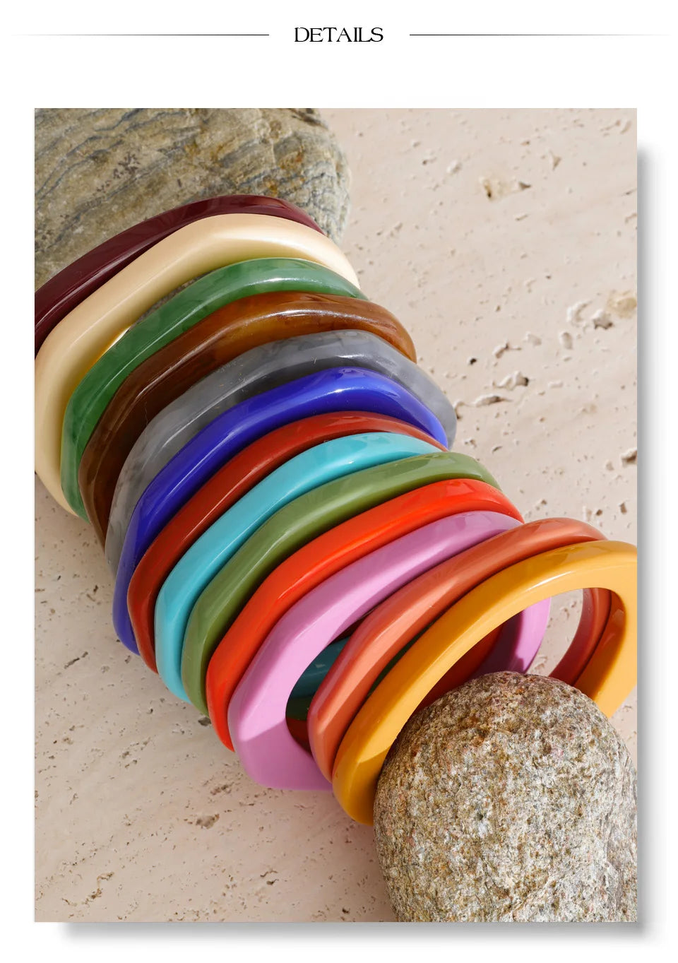 Color Pop Resin Bangle