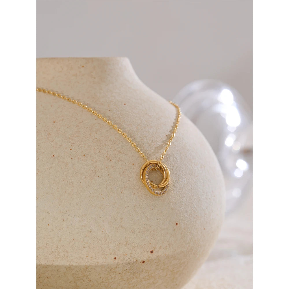 Interlocking Circle Pendant