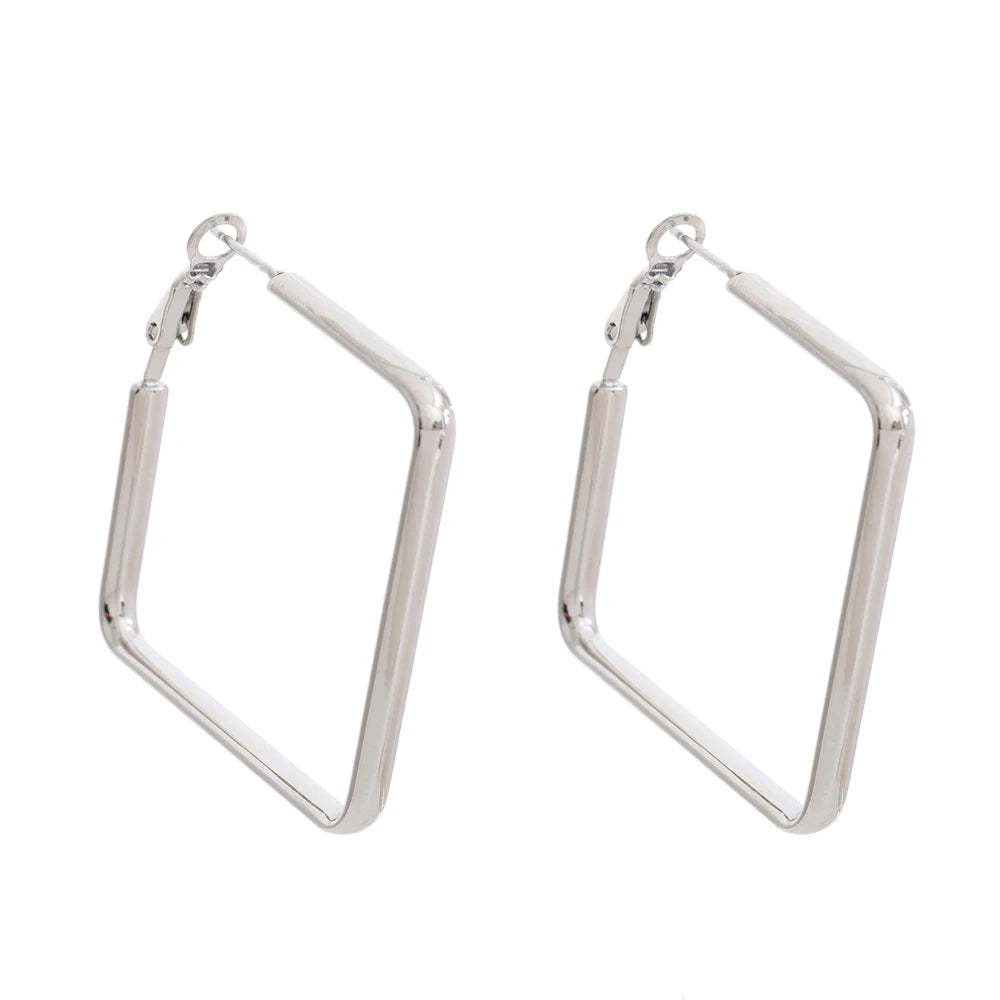 Square Hollow Earrings