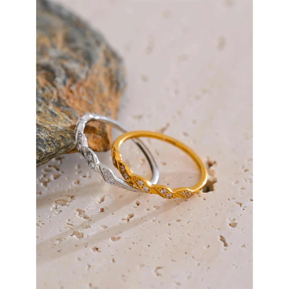 Braided Gold Band Ring