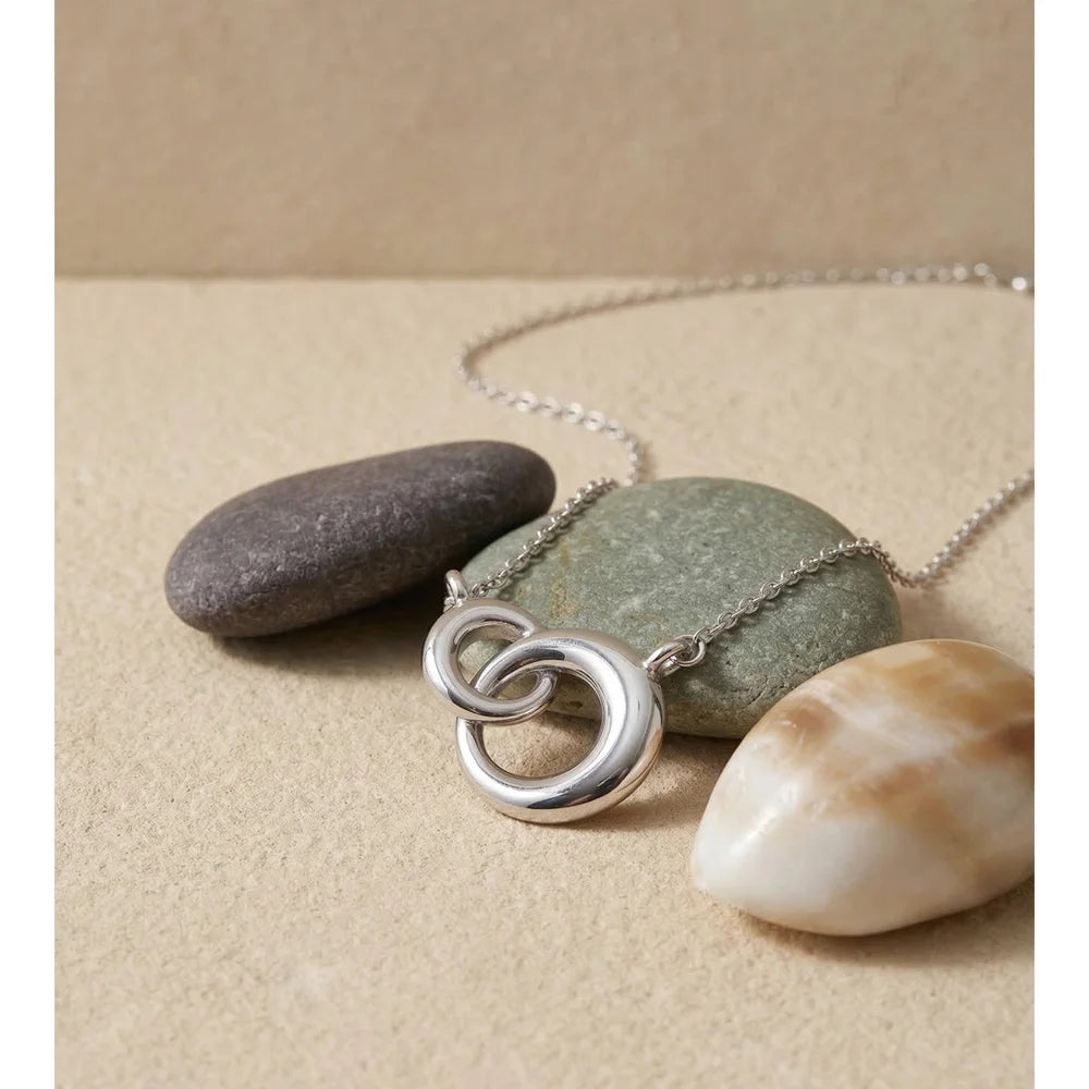 Double Ring Necklace