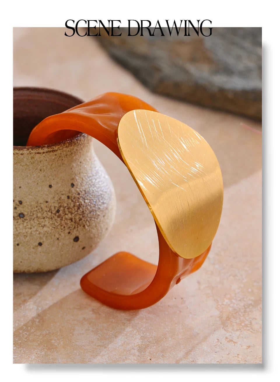 Amber Statement Cuff