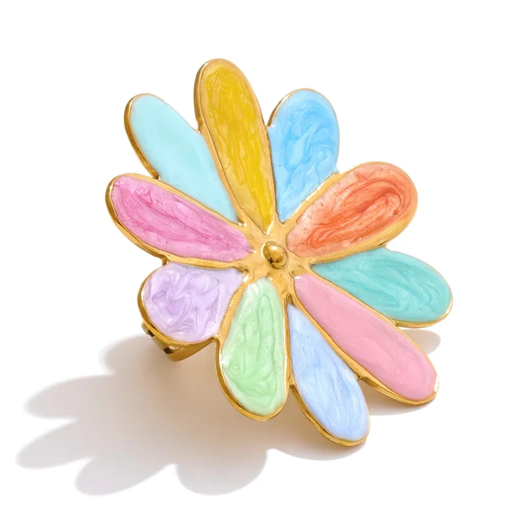 Colorful Flower Pins