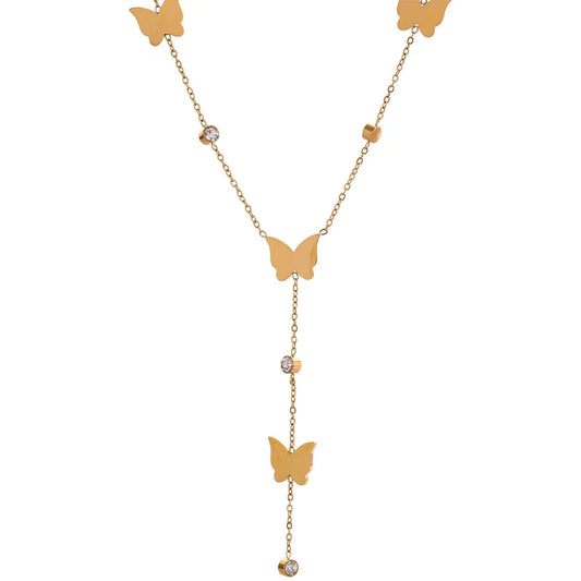 Trendy Insect Gold Pendant