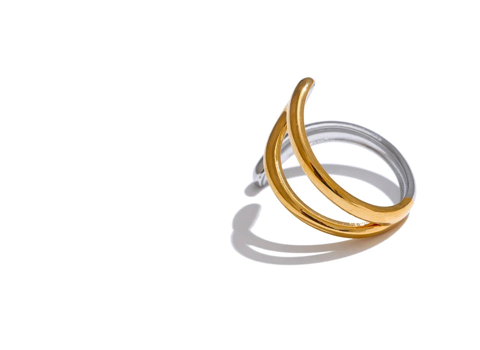 Dual Tone Sculpt Ring
