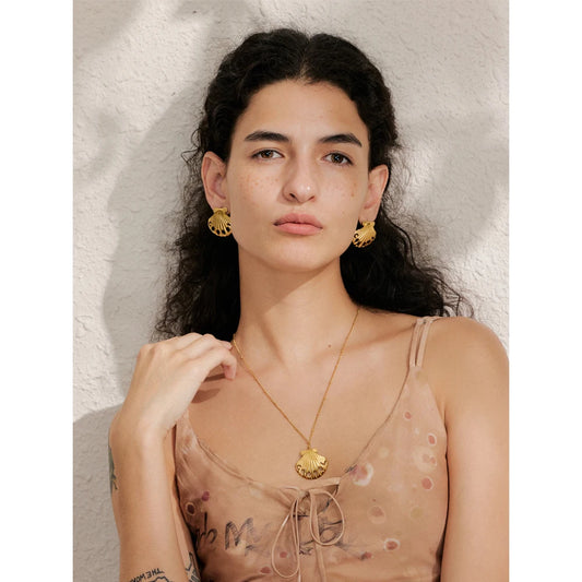 Golden Seashell Duo Set