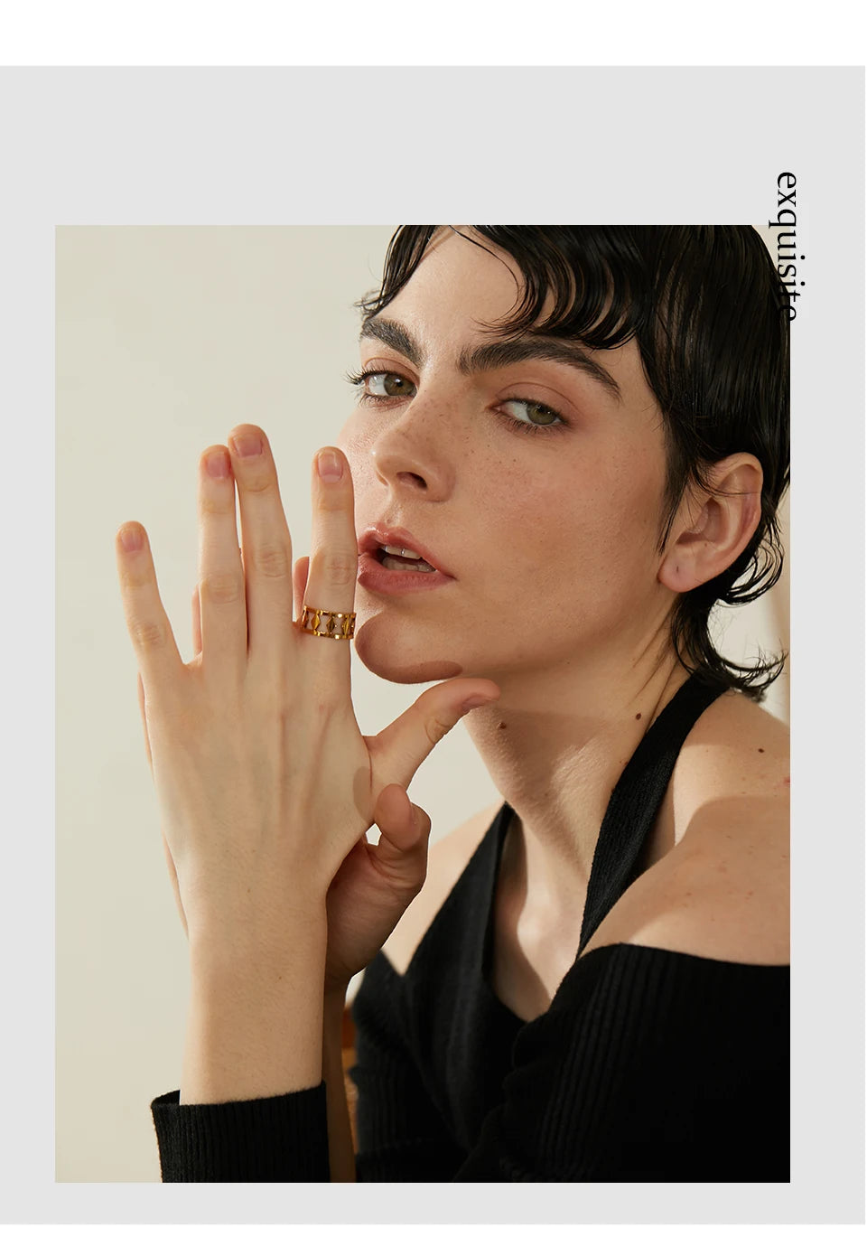 Textured Gold Ring