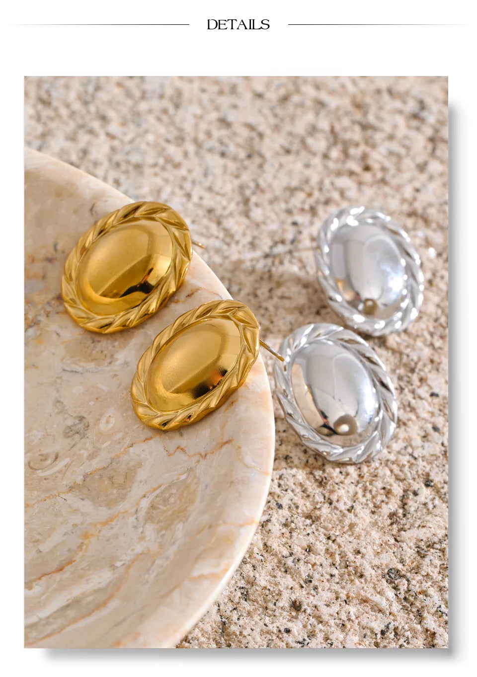 Laurel Dome Studs