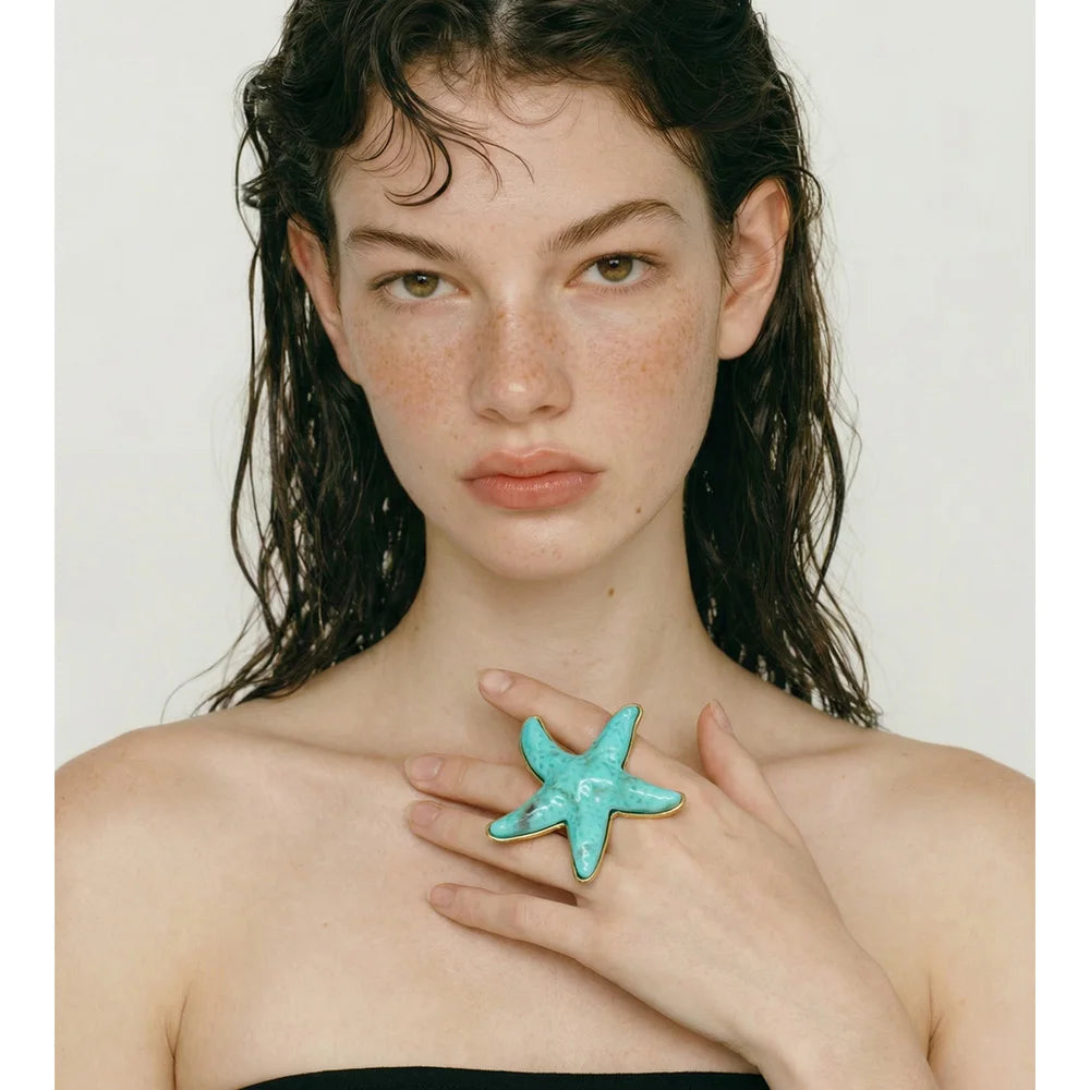 Starfish Adjustable Ring