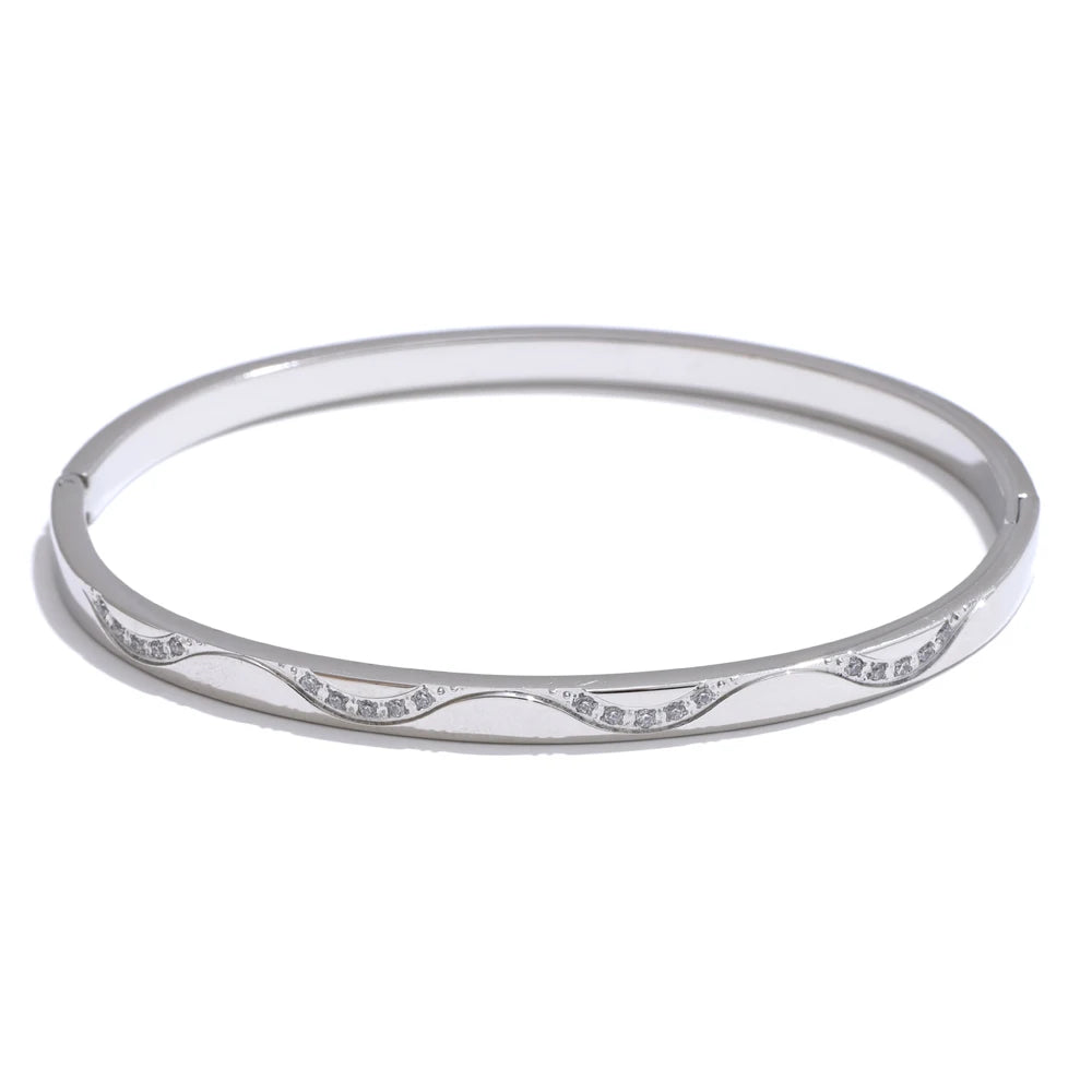 Golden Minimal Bangle