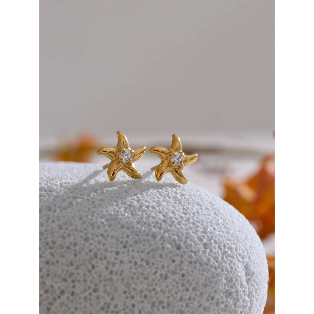 Starfish Spark Earrings