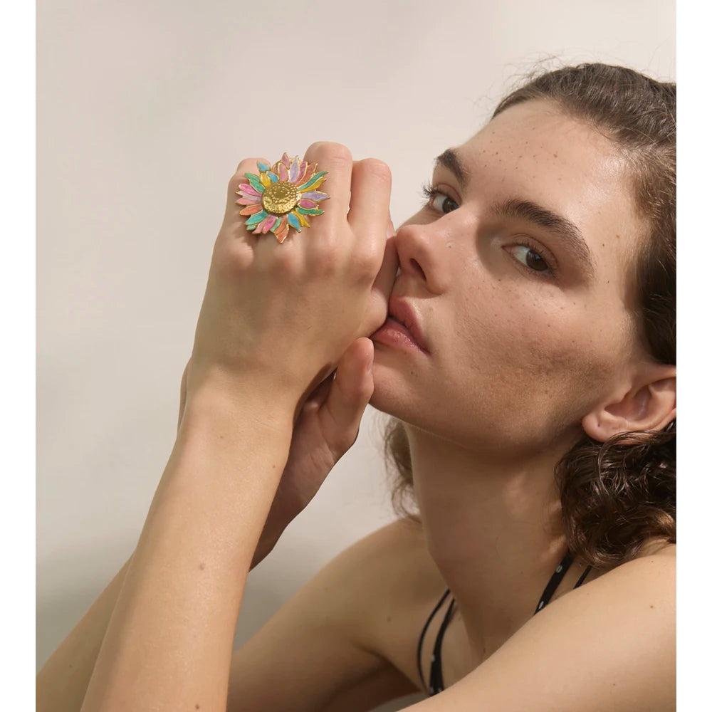 Colorful Flower Pins