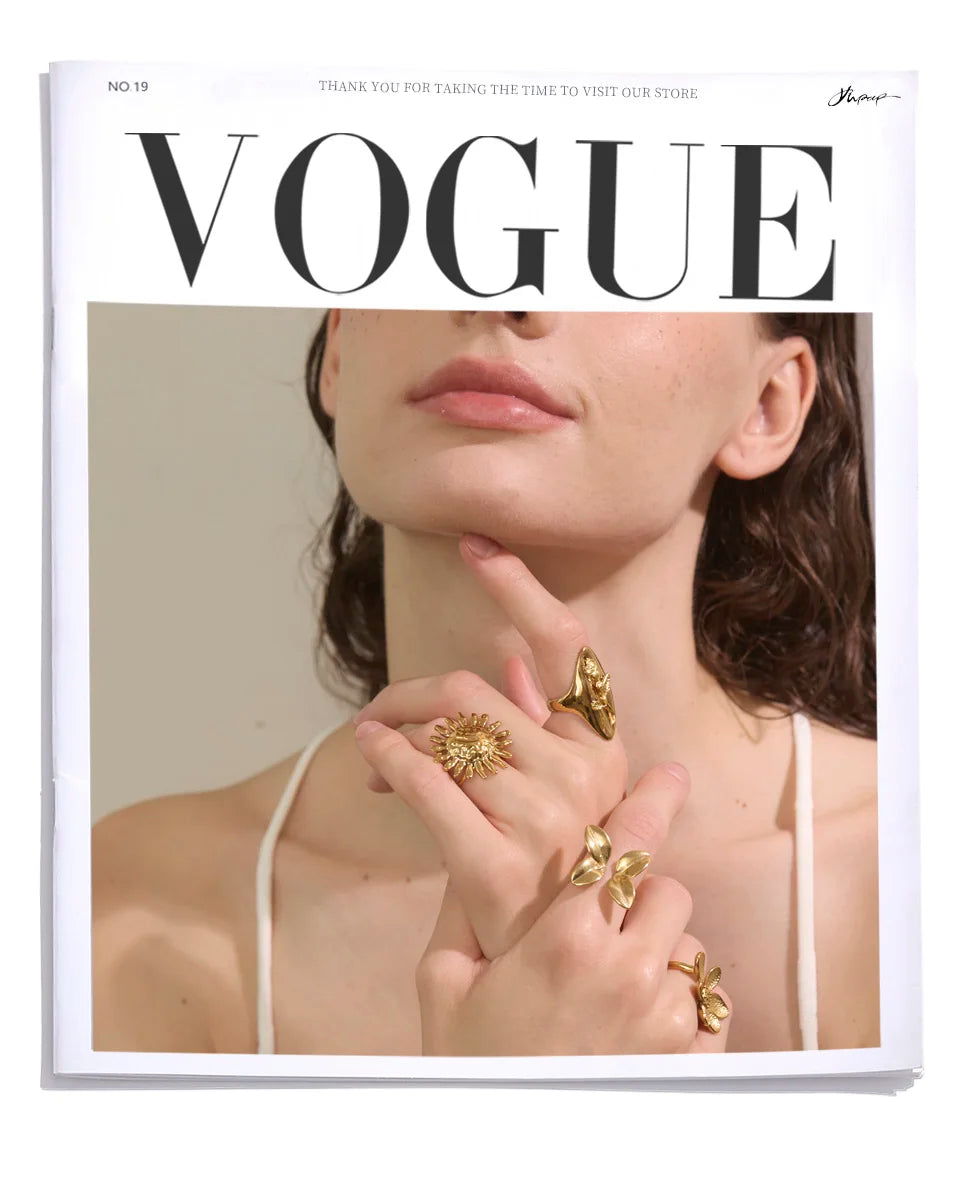 Golden Butterfly Ring