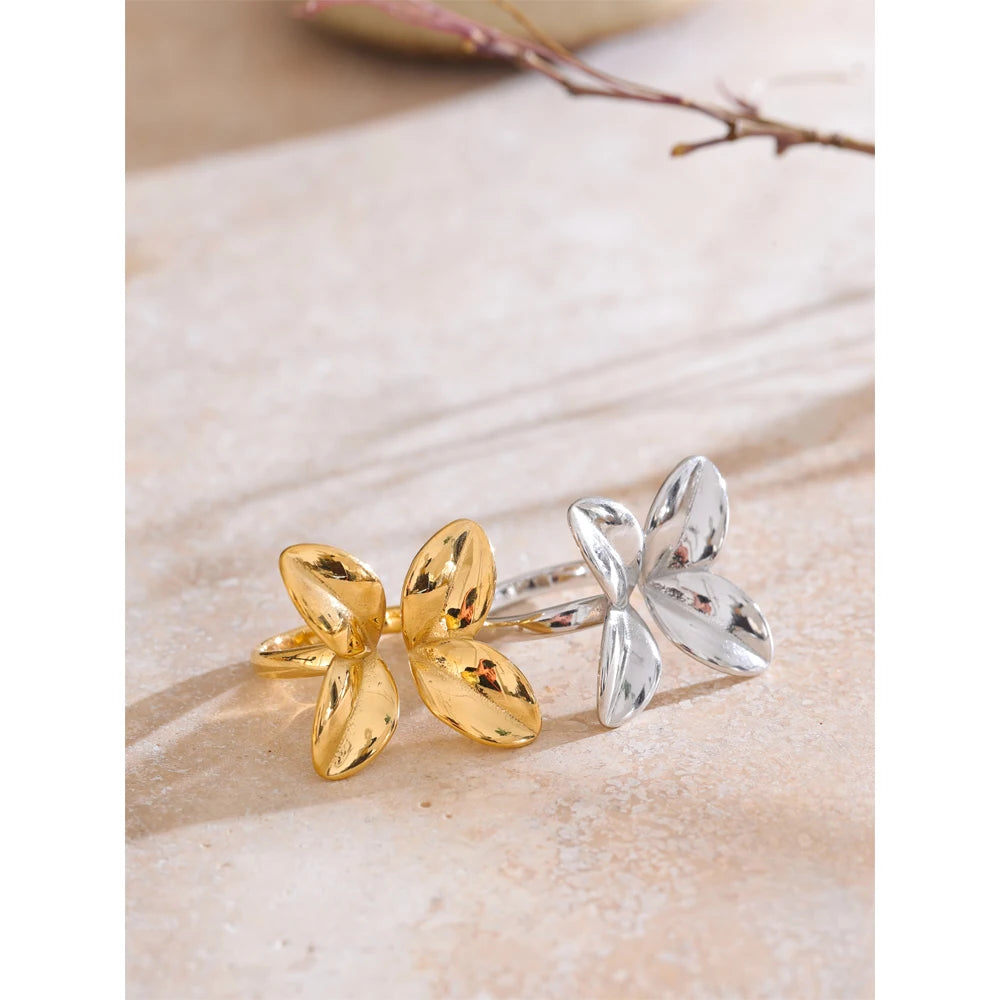Golden Butterfly Ring