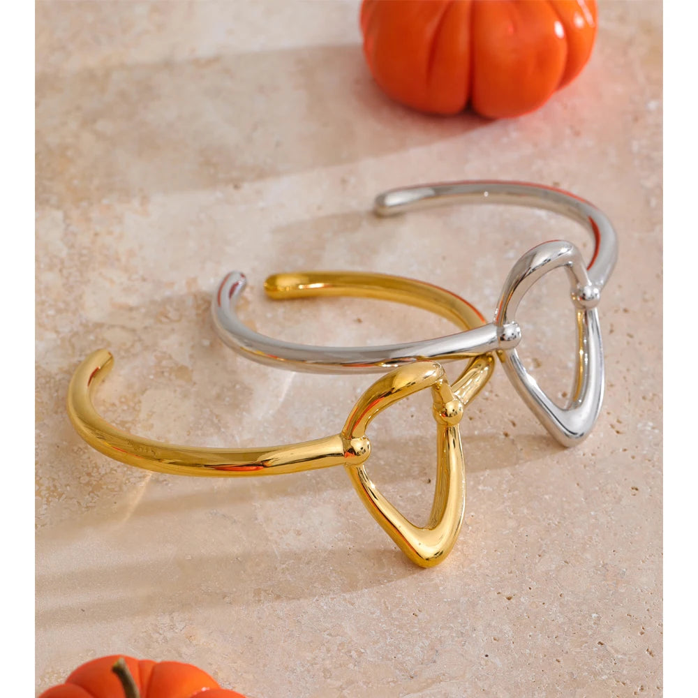 Geo Grace Open Bangle