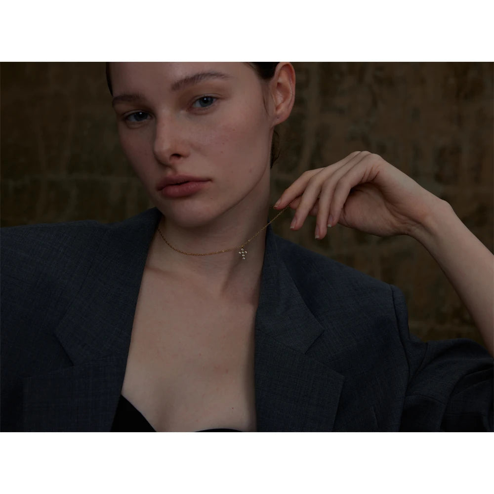 Crystal Cross Necklace